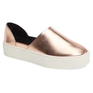 Rebecca Minkoff Rose Gold Slip On Sneakers